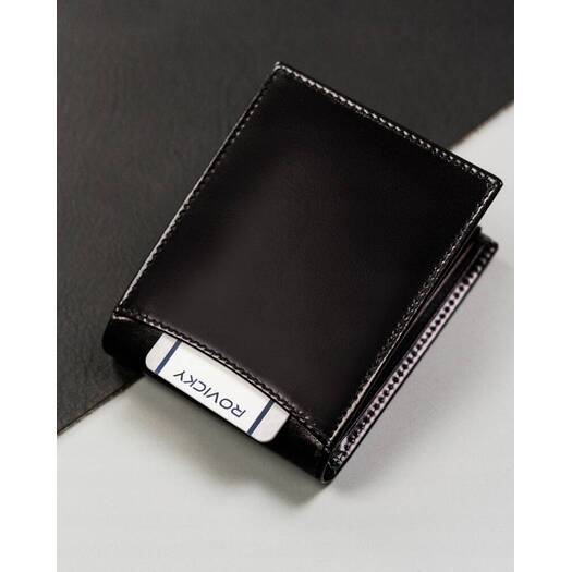 Leather wallet RFID ROVICKY RV-8190-AAX