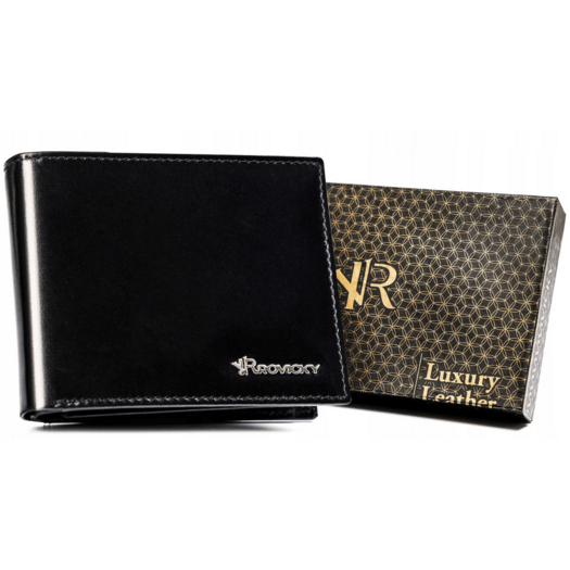 Leather wallet RFID ROVICKY RV-8190-AAX