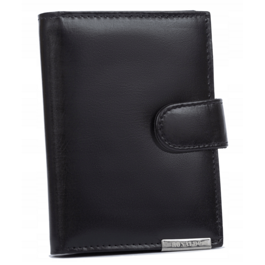 Leather wallet RFID RONALDO RM-06L-BCF-BP