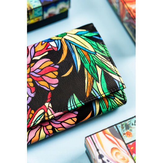 Leather wallet RFID ROVICKY R-N0493-ART