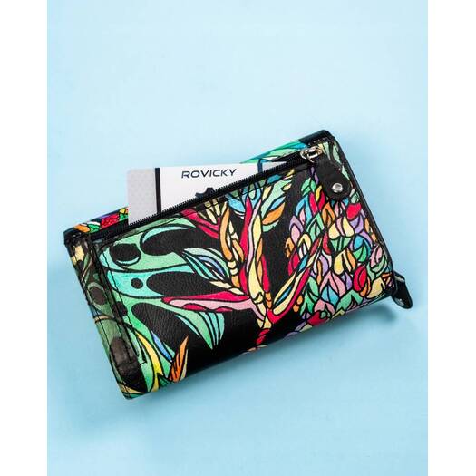 Leather wallet RFID ROVICKY R-N0493-ART