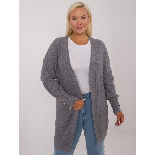 Sweter-PM-SW-PM-3726.99-ciemny szary