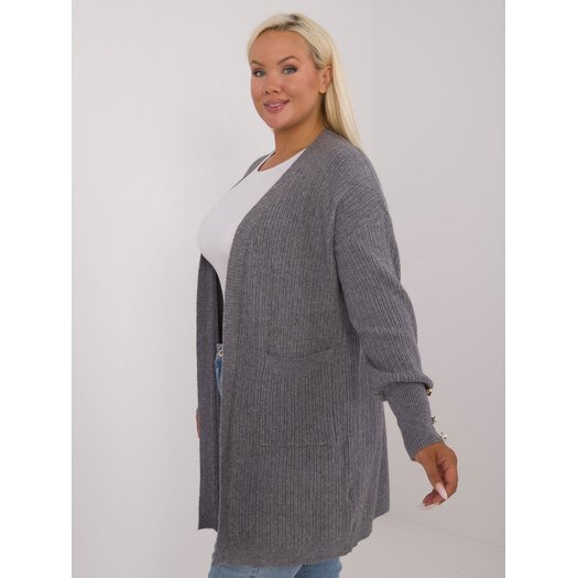 Sweter-PM-SW-PM-3726.99-ciemny szary