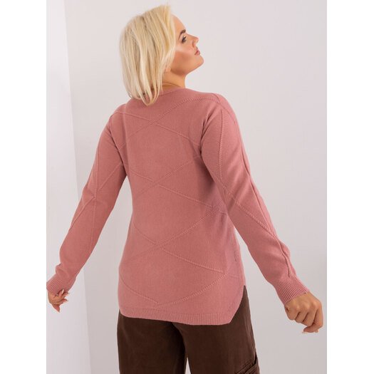 Sweter-PM-SW-PM-3905.13-ciemny różowy