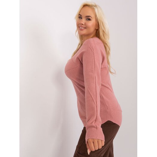 Sweter-PM-SW-PM-3905.13-ciemny różowy