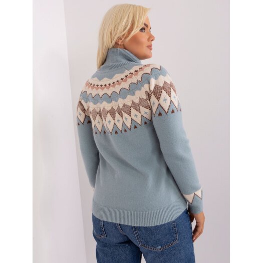 Sweter-PM-SW-PM839.26X-mietowy