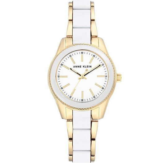 Laikrodis moterims Anne Klein Gold-Tone AK-3212WTGB + BOX