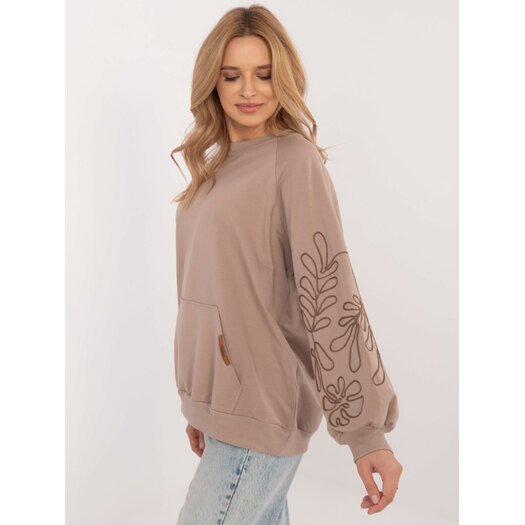 Bluza-RV-BL-9972.10X-ciemny bezowy