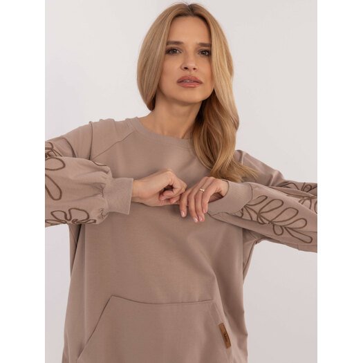 Bluza-RV-BL-9972.10X-ciemny bezowy