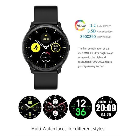 IŠMANUSIS LAIKRODIS SMARTWATCH G. Rossi G.RSWSF1-1A1-1 juodas (zg309e)