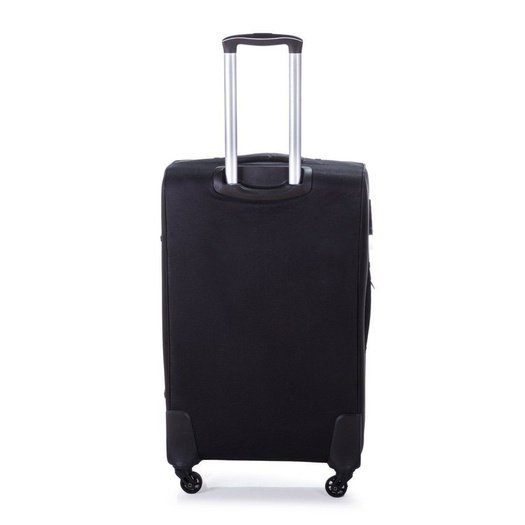 Large soft luggage L Solier STL1311 black-red