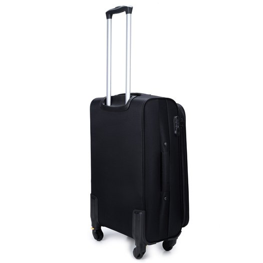 Medium soft luggage M Solier STL1316 black-red