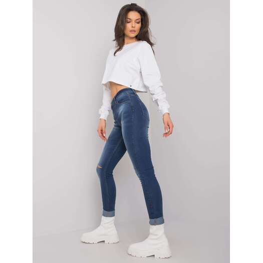 Spodnie jeans-RS-SP-G-004.84-ciemny niebieski