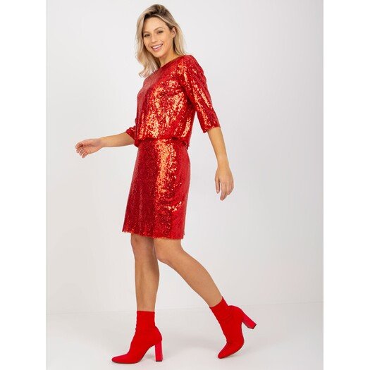 Spódnica-LK-SD-507260.46-red