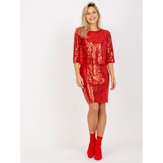 Spódnica-LK-SD-507260.46-red