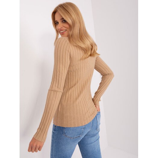 Sweter-PM-SW-1087.09-camelowy