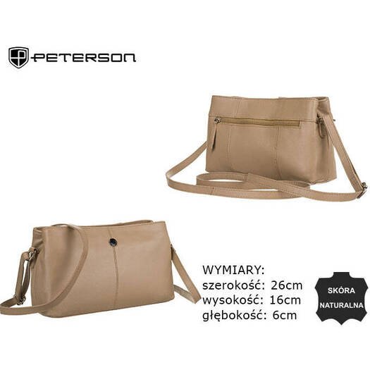 Leather bag PETERSON PTN TOR-309-SNC