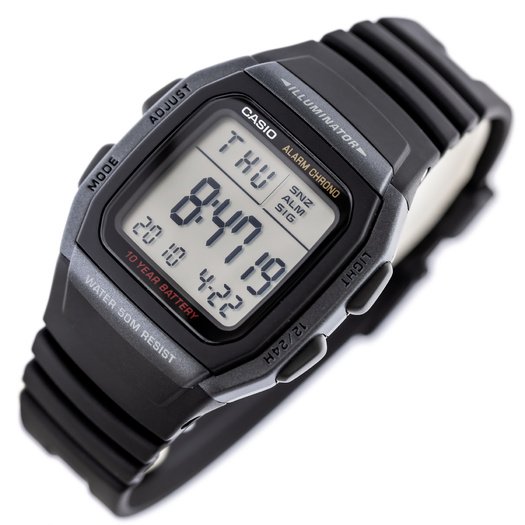 Laikrodis vyrams CASIO W-96H-1B + dėžutė