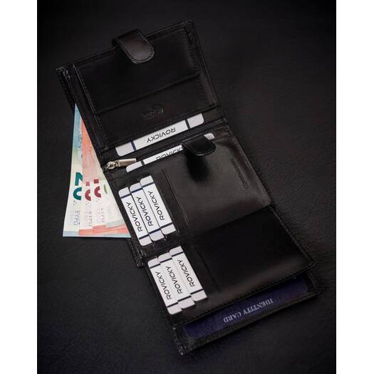 Leather wallet RFID ROVICKY RV-7680278-IL-L-BCA-