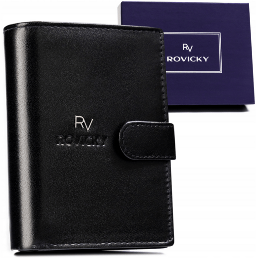 Leather wallet RFID ROVICKY RV-7680278-IL-L-BCA-