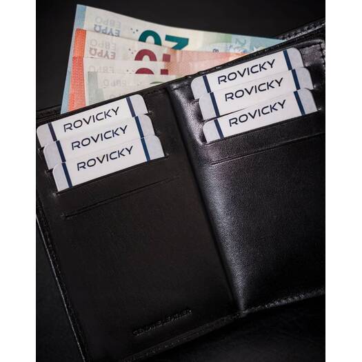 Leather wallet RFID ROVICKY RV-7680278-5-BCA-450