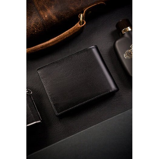 Leather wallet RFID ROVICKY N61L-RPVT-BL