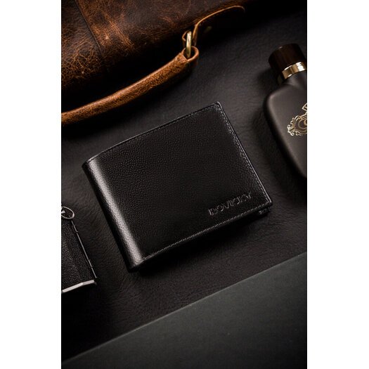 Leather wallet RFID ROVICKY N61L-RPVT-BL