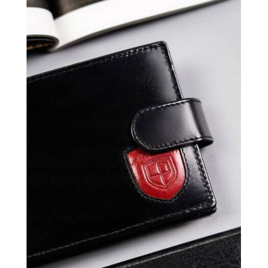 Leather wallet RFID PETERSON PTN 22301L-VT-T