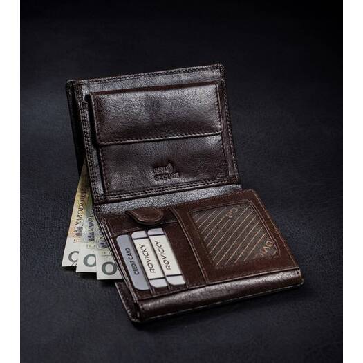 Leather wallet RFID ROVICKY PC-102-BAR