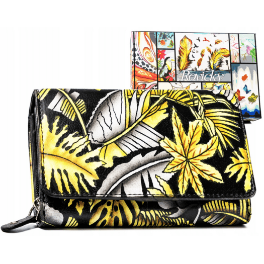 Leather wallet RFID ROVICKY R-N0493-ART