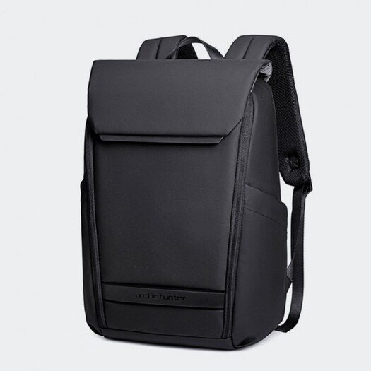 Arctic Hunter B00443 Smart Business Travel BackPack With Three Compartments And USB Charging Port - Black