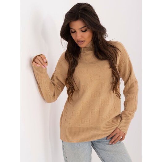 Sweter-AT-SW-2342-1.35-camelowy