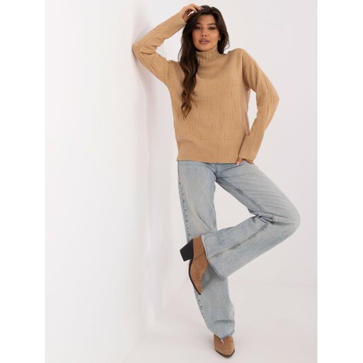 Sweter-AT-SW-2342-1.35-camelowy