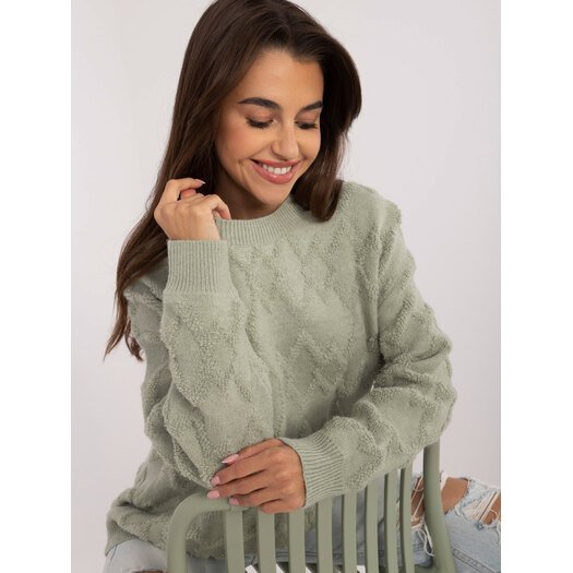 Sweter-AT-SW-2361.61-pistacjowy