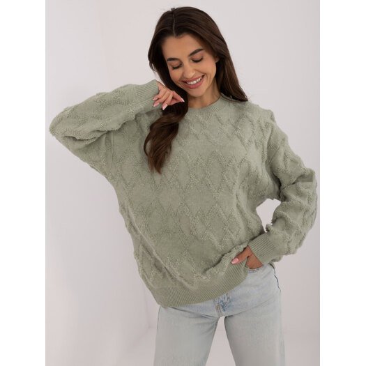 Sweter-AT-SW-2361.61-pistacjowy