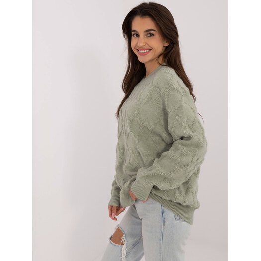 Sweter-AT-SW-2361.61-pistacjowy