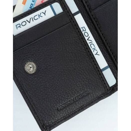 Leather wallet ROVICKY R-23-17-LFN