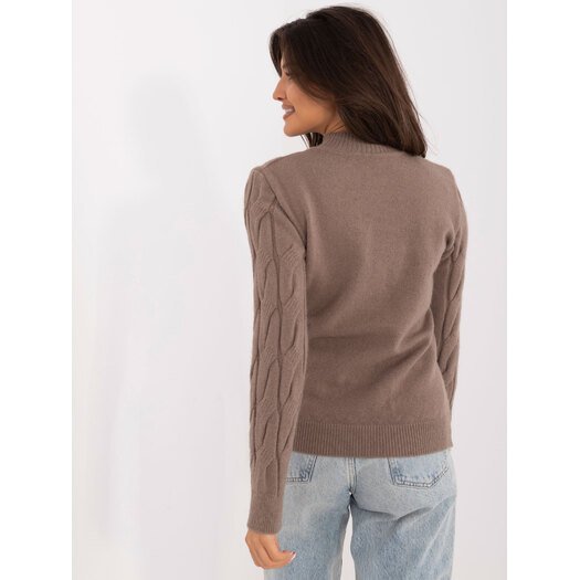 Sweter-AT-SW-2235.00P-brązowy