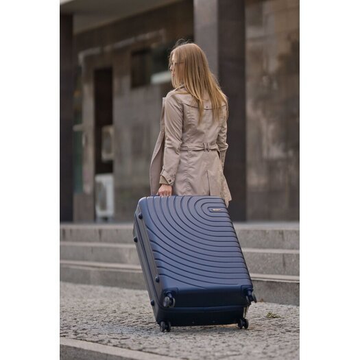 LARGE SUITCASE XL 26  STL945 ABS DARK GREY