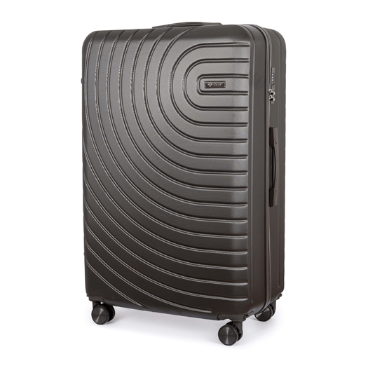 MEDIUM SUITCASE 22  STL945 ABS DARK GREY