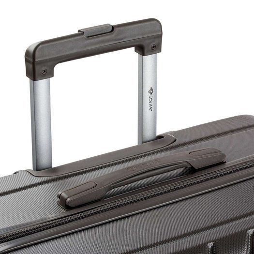 MEDIUM SUITCASE 22  STL945 ABS DARK GREY