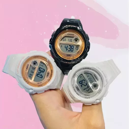 Laikrodis moterims CASIO LWS-1200H-7A2 + BOX