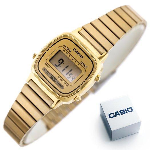 Laikrodis moterims CASIO LA-670WG-9 (zd597d) + BOX