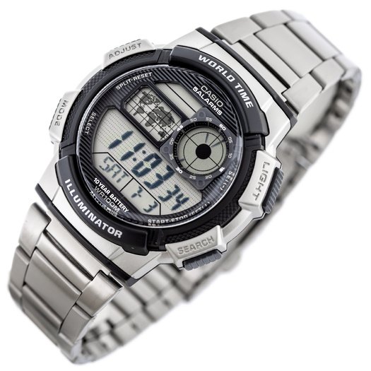 Laikrodis vyrams CASIO AE-1000W 1AVDF (zd073h) - WORLD TIME + BOX