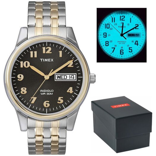 Laikrodis vyrams TIMEX Charles Two-Tone T26481 + BOX (zt154a)