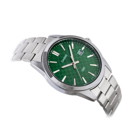 Laikrodis vyrams CASIO MTP-VD03D-3A1 Green + BOX