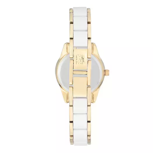 Laikrodis moterims Anne Klein Gold-Tone AK-3212WTGB + BOX