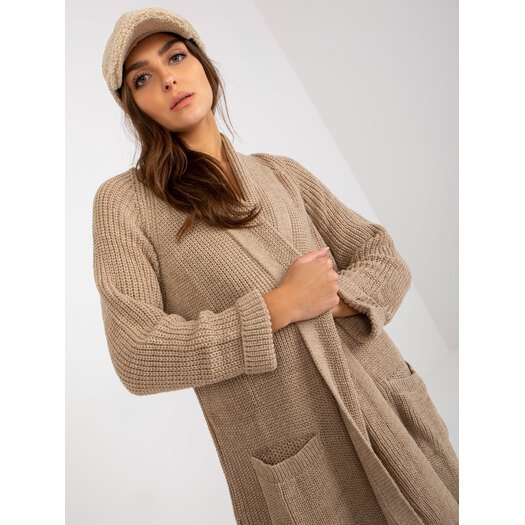 Cardigan-TW-SW-BL-2453.91P-smėlio spalvos