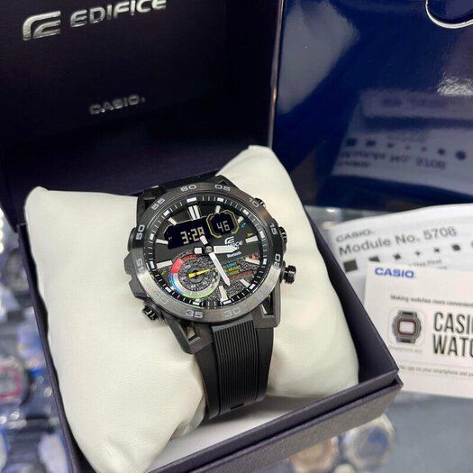 Laikrodis vyrams Casio EDIFICE  48mm ECB-40MP-1A Bluetooth + BOX