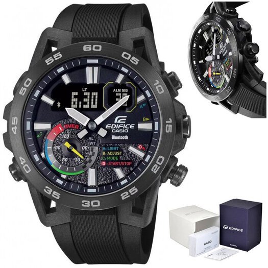 Laikrodis vyrams Casio EDIFICE  48mm ECB-40MP-1A Bluetooth + BOX